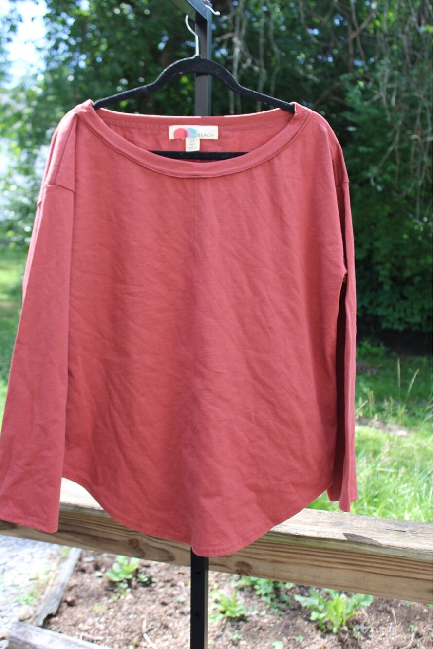 FP Beach Free People Cotton Long Sleeve Top | Size S/P | Never Worn 🌸